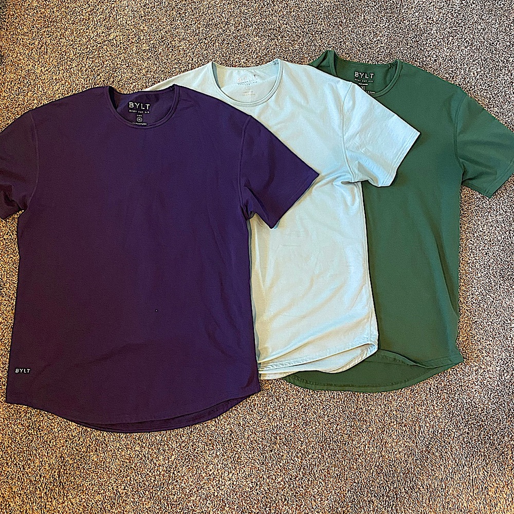 BYLT Basics 3 Pack Drop Cut T Shirts